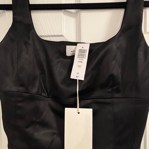 NWT Wilfred Shine Satin Bustier - Size Small - Picture 2 of 4